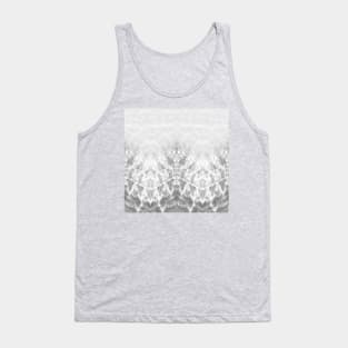 Gray Zig-Zag Tie-Dye Tank Top